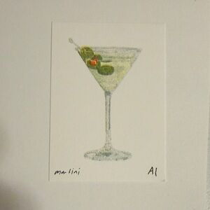 Ana Inciardi Mini Print, Martini